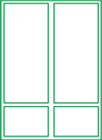 Window or Door 2 sash -2