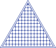 Сетка в треугольник