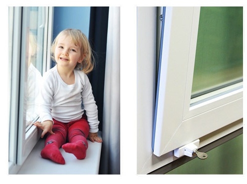 Special fittings for child safety. Usually handles of PVC Windows you can open with absolutely no effort, this contributes to a longer service life of products, but can be dangerous for children. Even toddlers can easily open the window. That this did not happen, in the house where the children live, use the special handles that can be locked by key in the closed position.