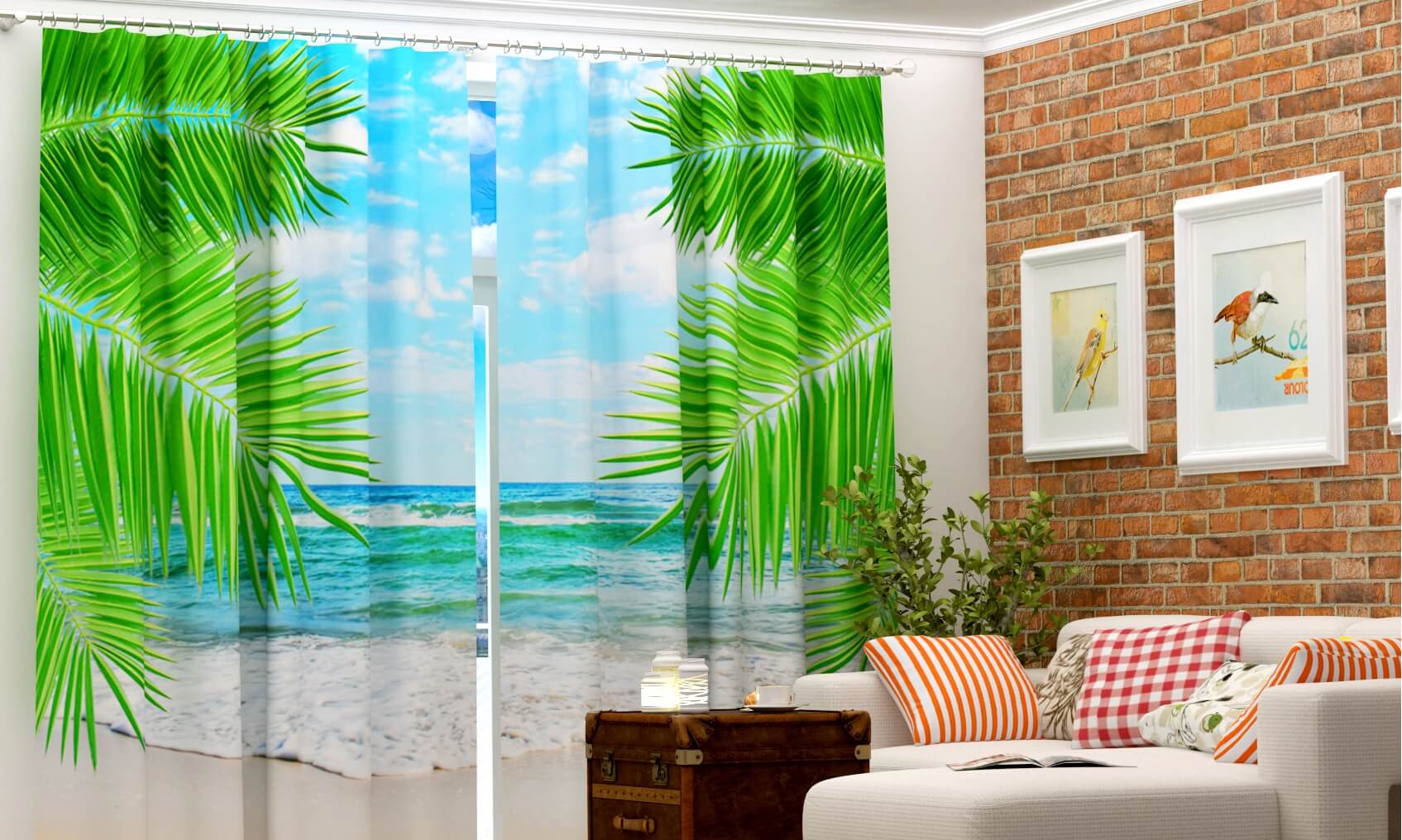 Would you like to get a window facing the sea or the garden, but it is impossible? Photocurtains will give you the opportunity to enjoy desirable views. This fashionable window accessory will suit any interior style, if you choose the right plot.