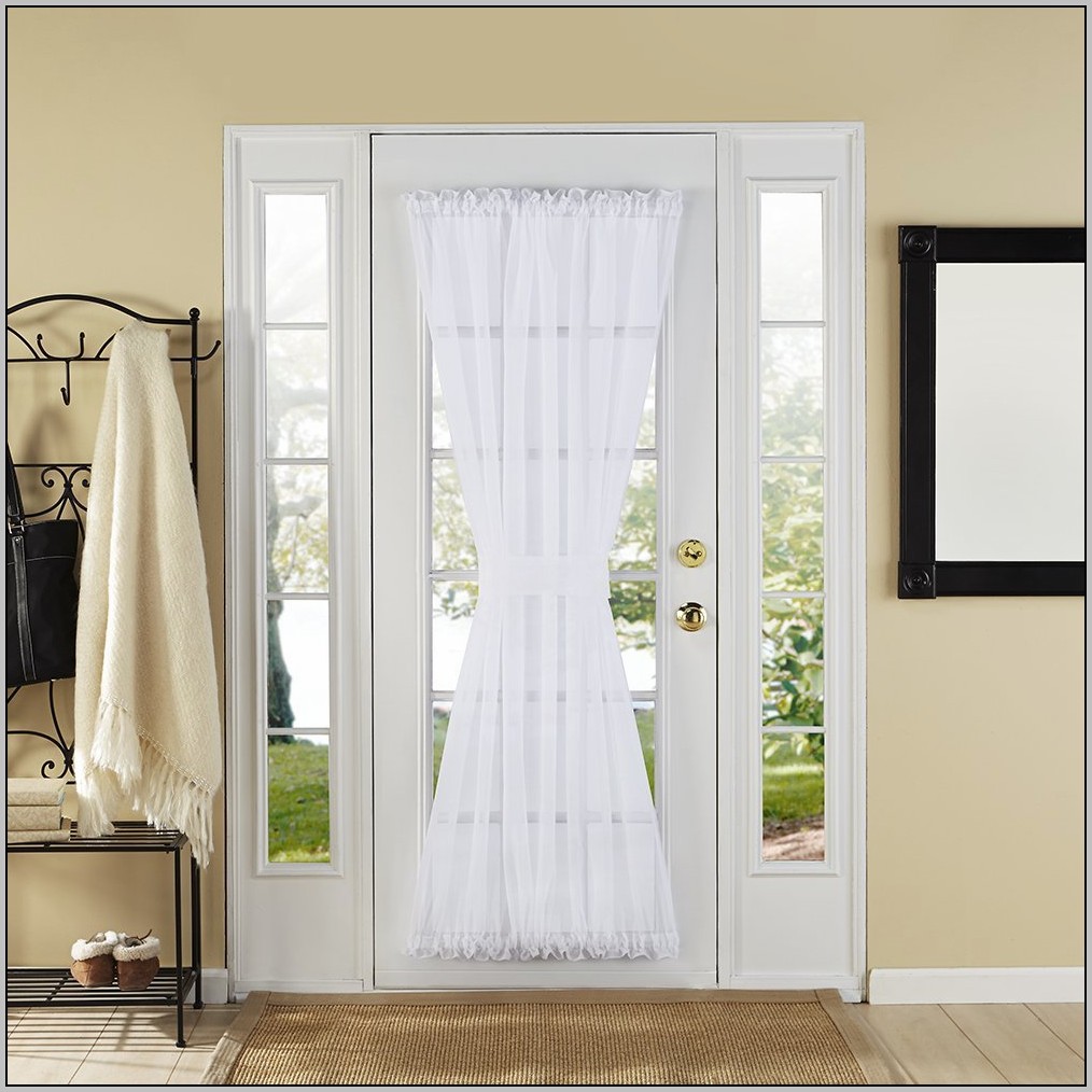  PVC doors are practical and beautiful solution for a modern interior of any style. If you want to give the interior more comfort and charm, you might think about the decoration of doors with curtains. After all, the soft folds of textiles give the interior softness and romance.   Window openings are the most traditional place to use the curtains.