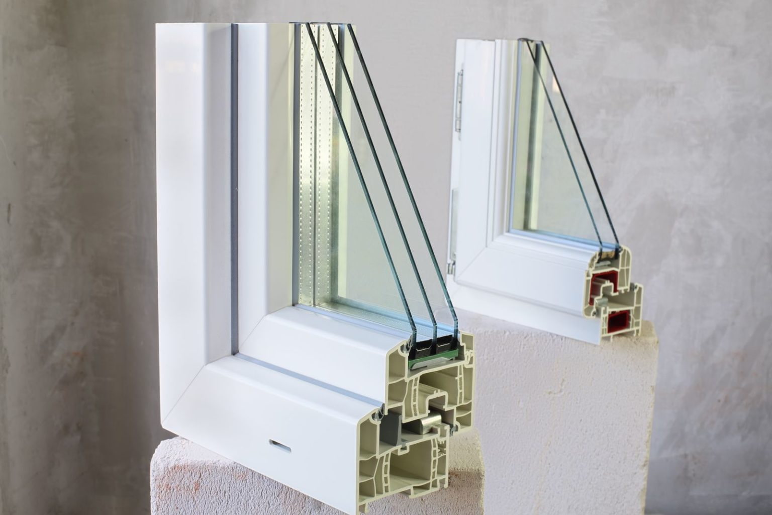 Сomposition of double-glazed window