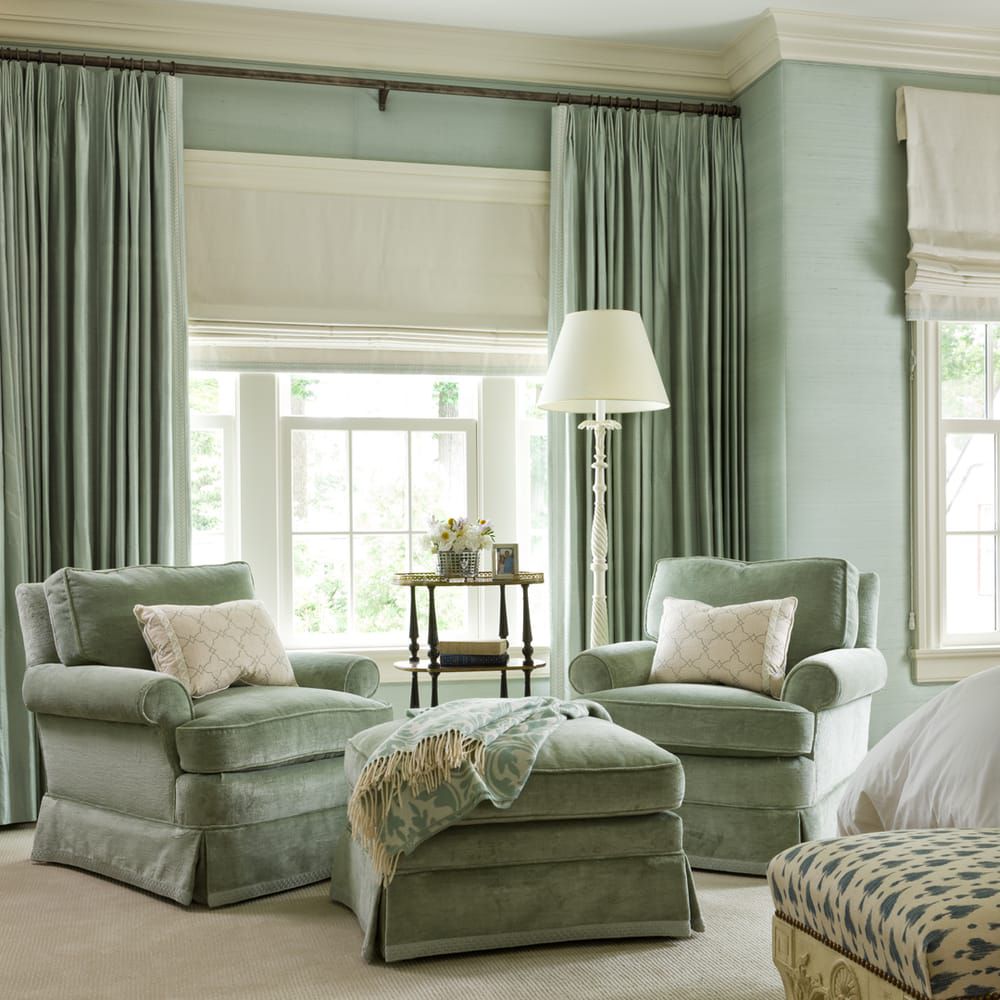 New window decor for summer: Green