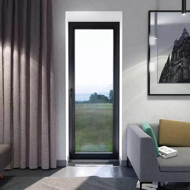 Types of PVC Balcony Doors: Single-sash Types of PVC Balcony Doors: Single-sash