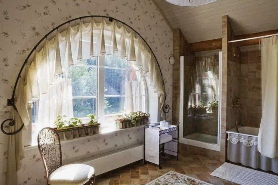 How to Decorate PVC Arched Windows with Textiles