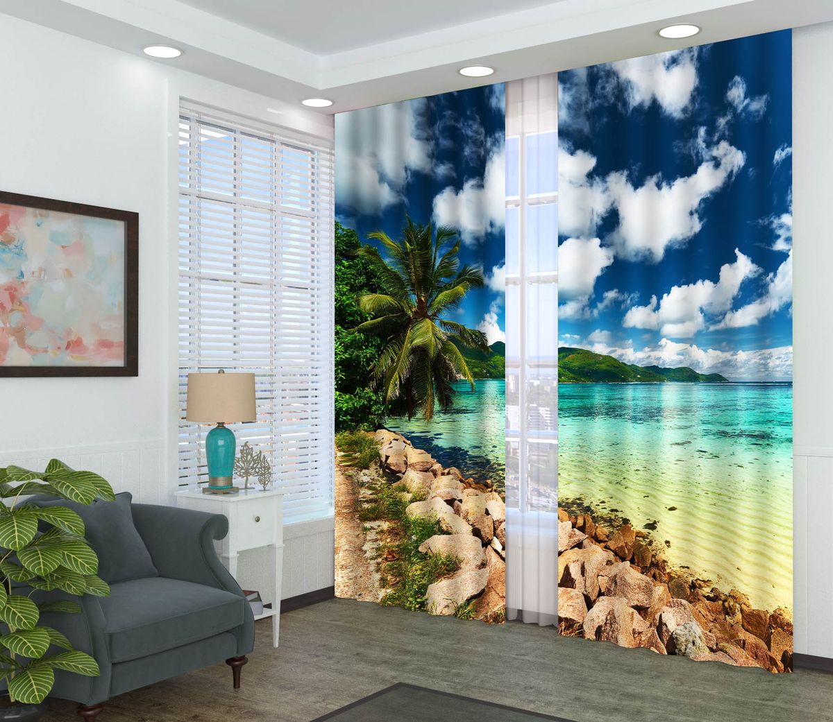 Photo Curtains: When a Window Becomes a Painting