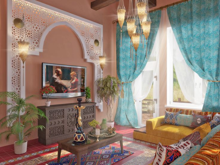 Волшебство Востока: текстиль для окон в экзотическом интерьере