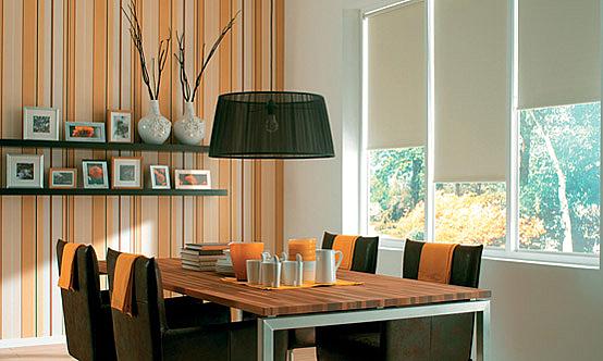 Тканевые роллеты: лаконичный дуэт с ПВХ‑окнами