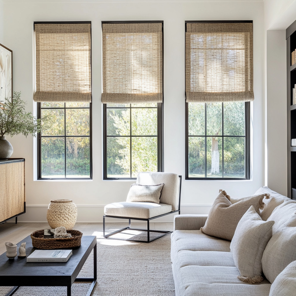 Roman Blinds: Sleek Elegance for PVC Windows