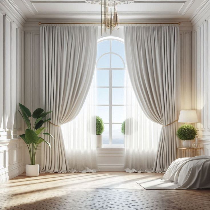 Classic Curtains: Elegance Meets Modern PVC Windows