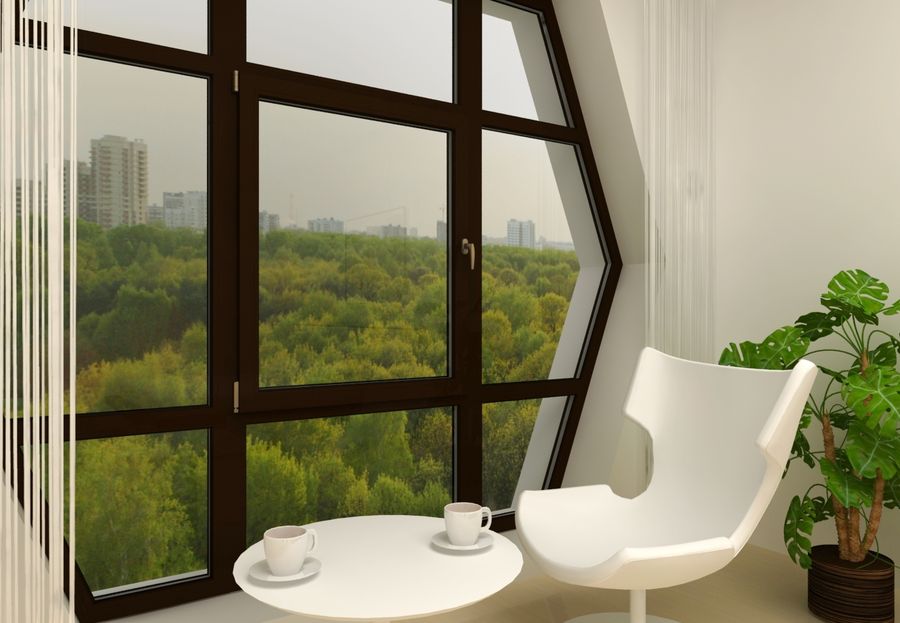 Beauty of non‑standard PVC window shapes