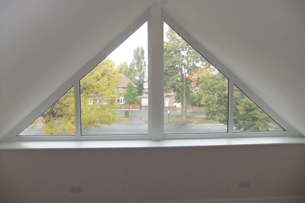 Triangular PVC Windows: Geometry of Style and Light