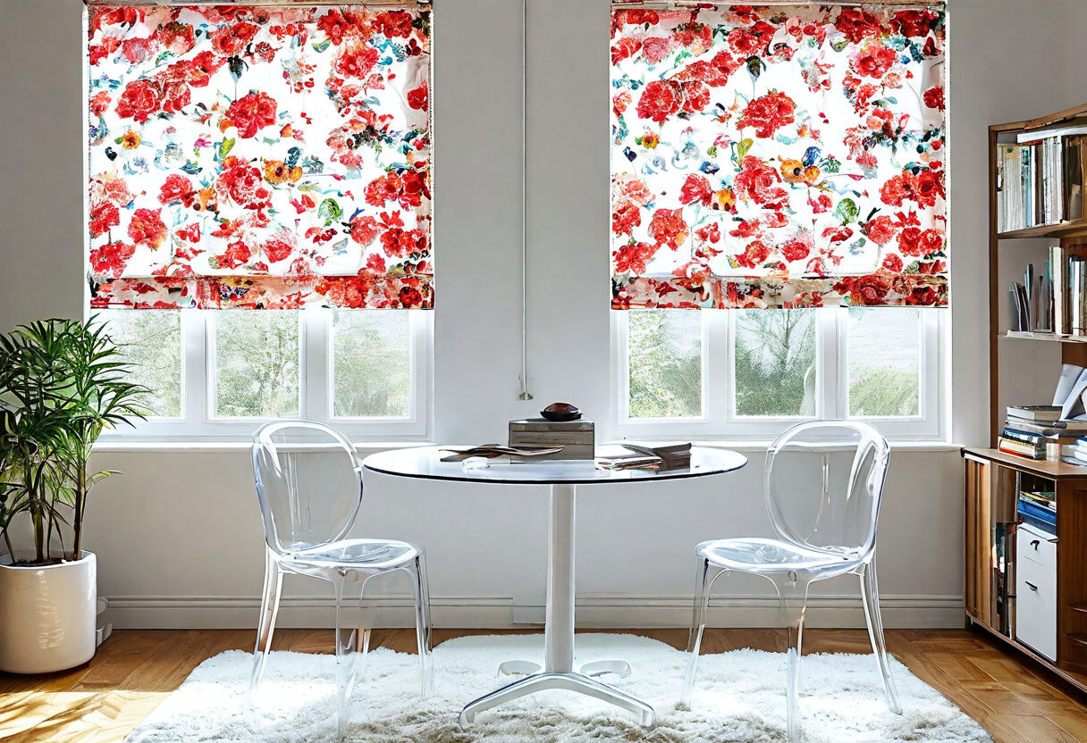 Fabric Roller Blinds: Delicate Touch for PVC Windows