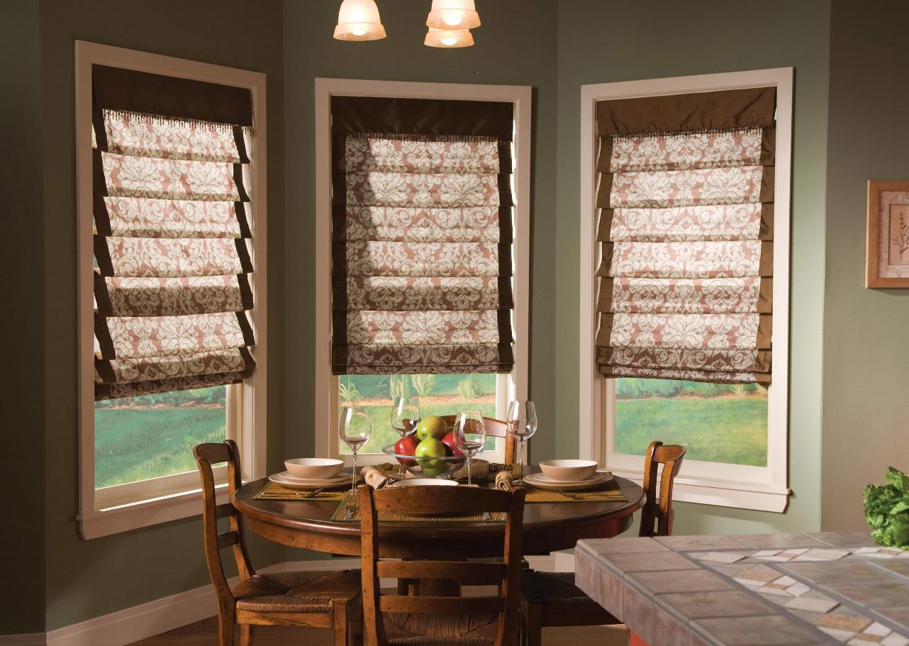Roman Shades: Elegant Fold for PVC Windows