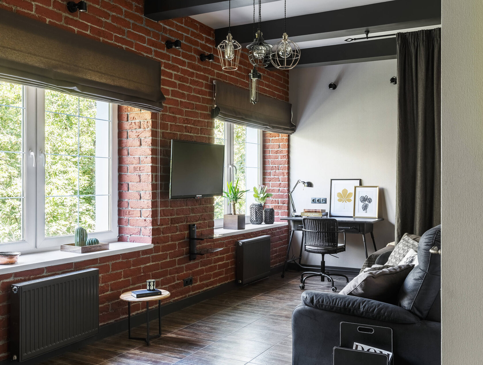 Brutal Aesthetics: Window Decor for Loft‑Style Interior