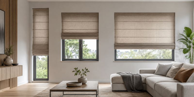 Roman Blinds: Clear Rhythm for PVC Windows