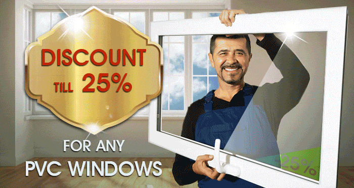 DECEMBER offer: "Great Discounts on ECO HOUSE PVC windows!"